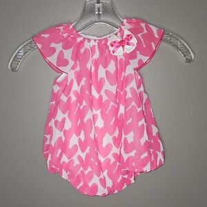 Baby Essentials Pink and White Baby Outfit